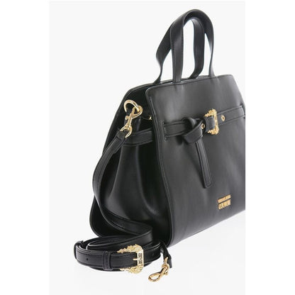 Versace Schwarze Polyester Tragetasche