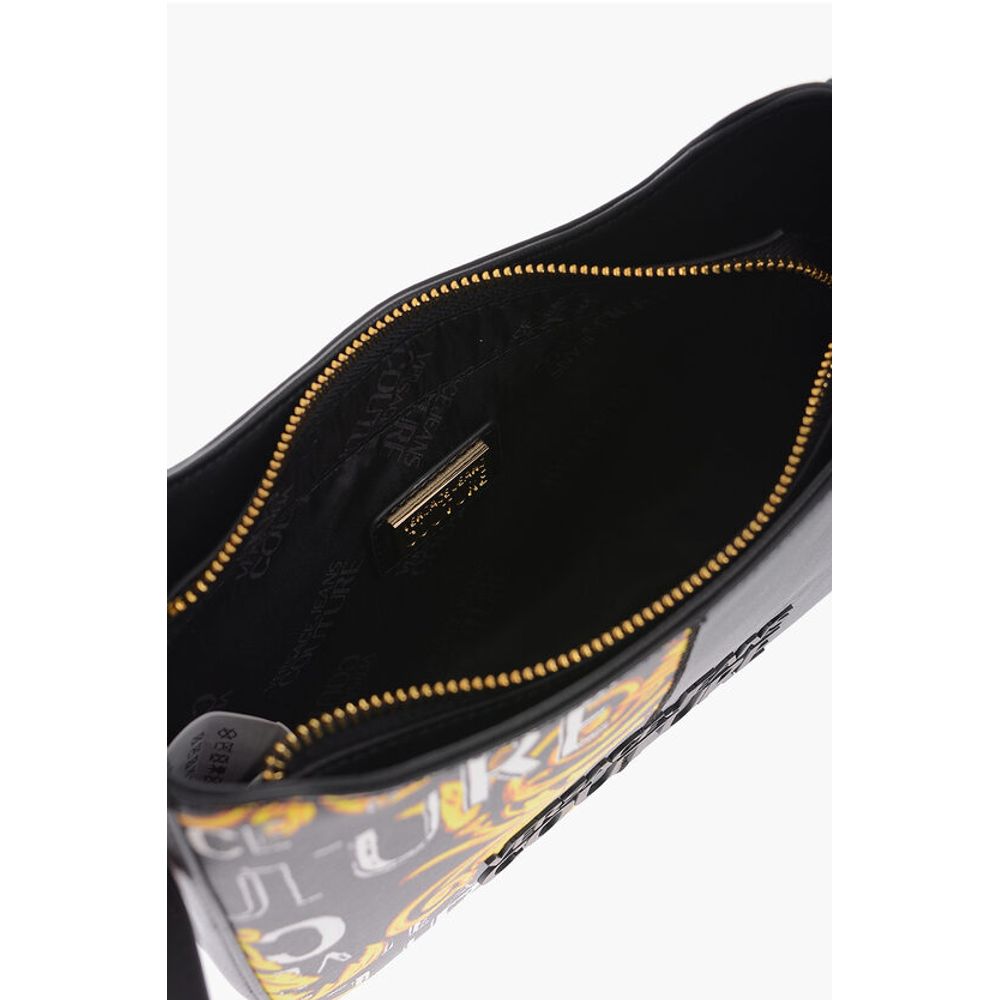 Versace Schwarze Polyester-Umhängetasche