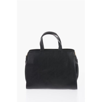 Versace Schwarze Polyester Tragetasche