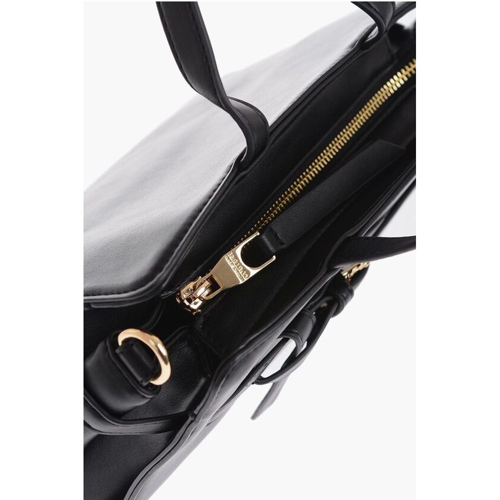 Versace Schwarze Polyester Tragetasche
