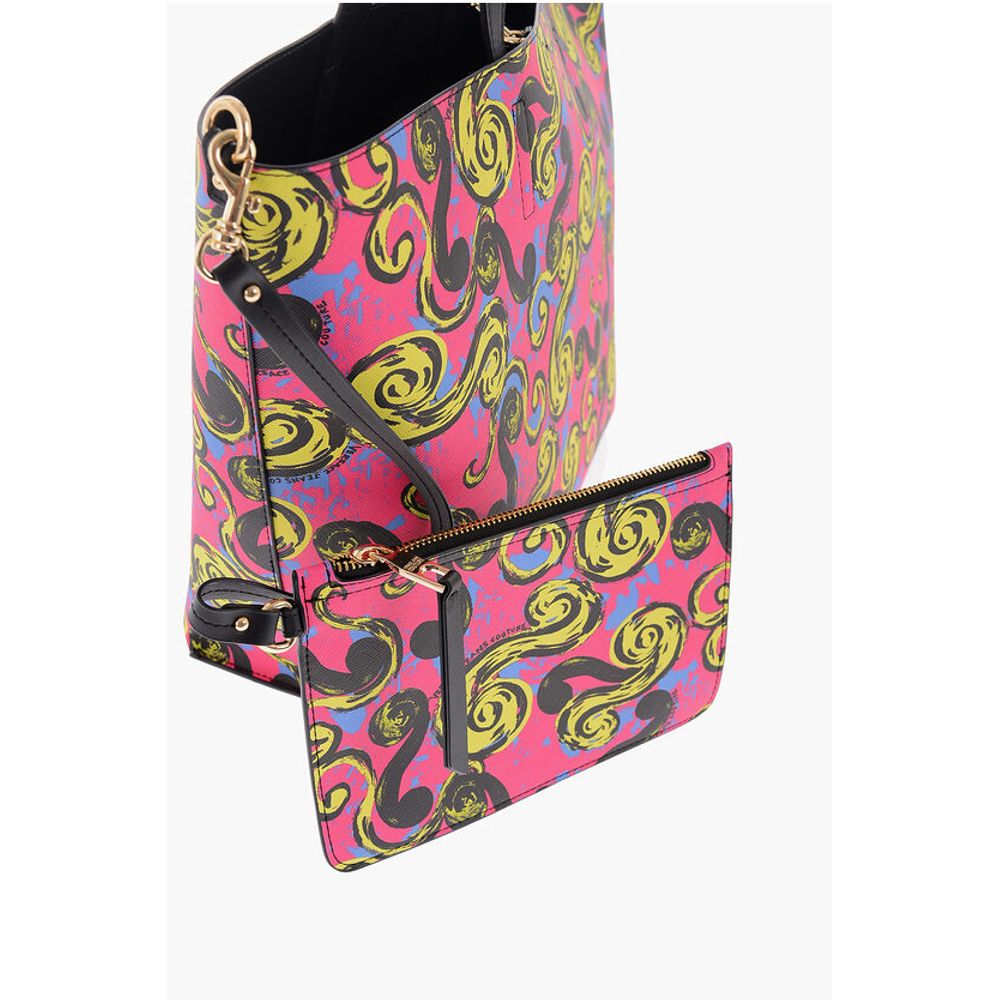 Versace Multicolor Polyester Umhängetasche