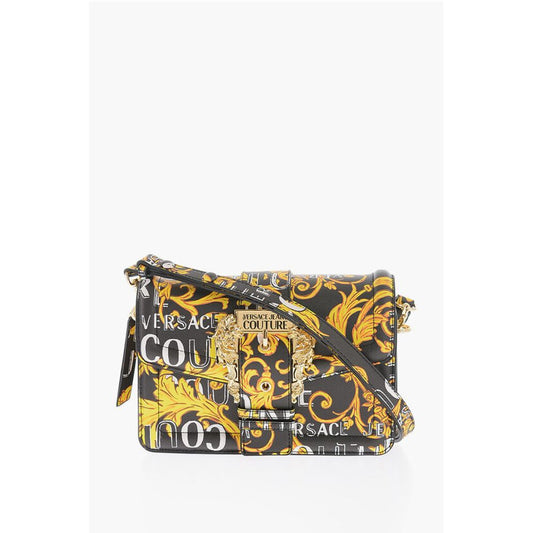 Versace Gelbe Polyester-Umhängetasche