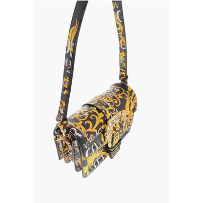 Versace Gelbe Polyester-Umhängetasche