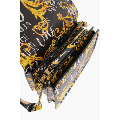 Versace Gelbe Polyester-Umhängetasche
