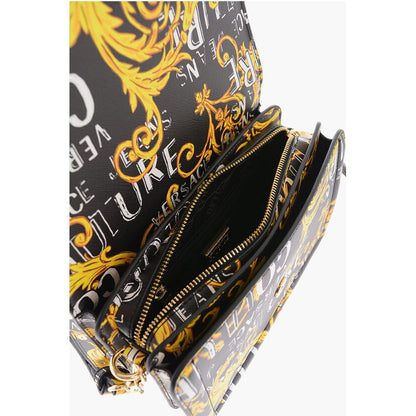Versace Gelbe Polyester-Umhängetasche