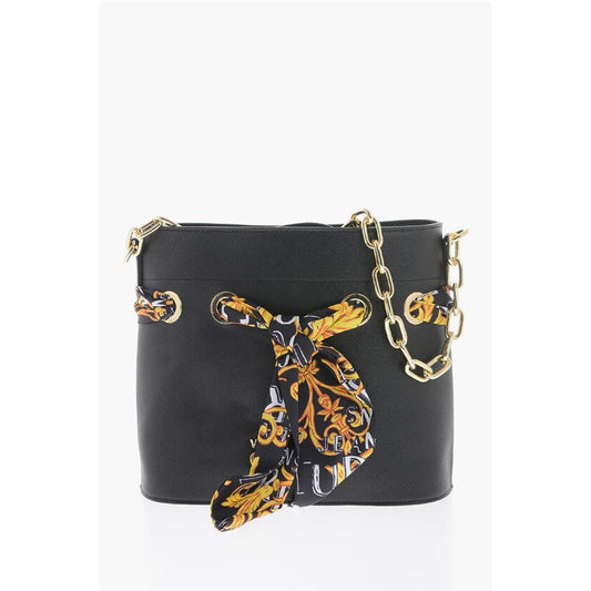 Versace Schwarze Polyester-Umhängetasche
