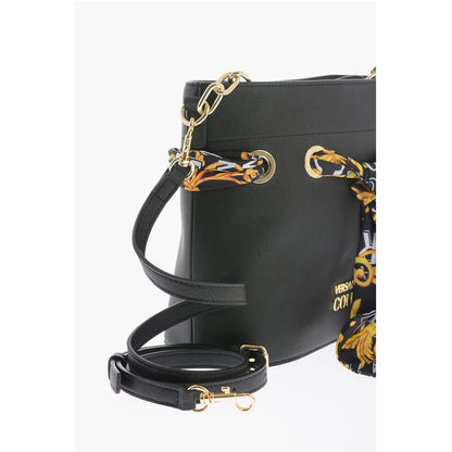 Versace Schwarze Polyester-Umhängetasche