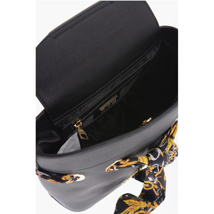 Versace Schwarze Polyester-Umhängetasche