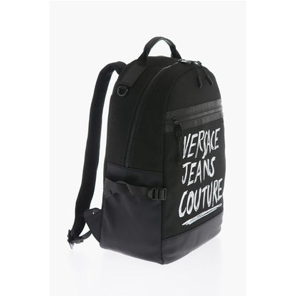 Versace Schwarzer Polyester-Rucksack