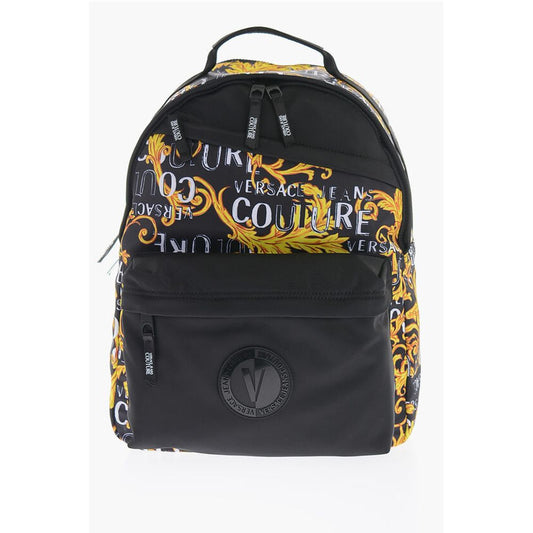 Versace Schwarzer Polyester-Rucksack