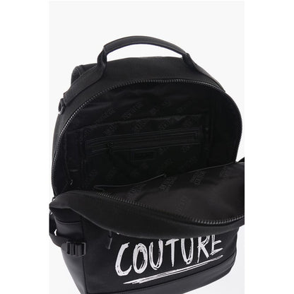 Versace Schwarzer Polyester-Rucksack