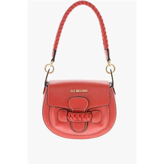 Moschino Rote Polyethylen-Umhängetasche