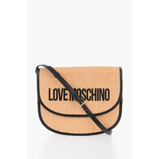 Moschino Bicolor Umhängetasche aus Baumwolle