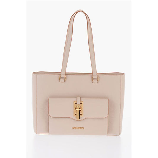 Moschino Beige Polyethylen Umhängetasche