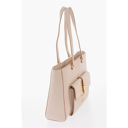 Moschino Beige Polyethylen Umhängetasche