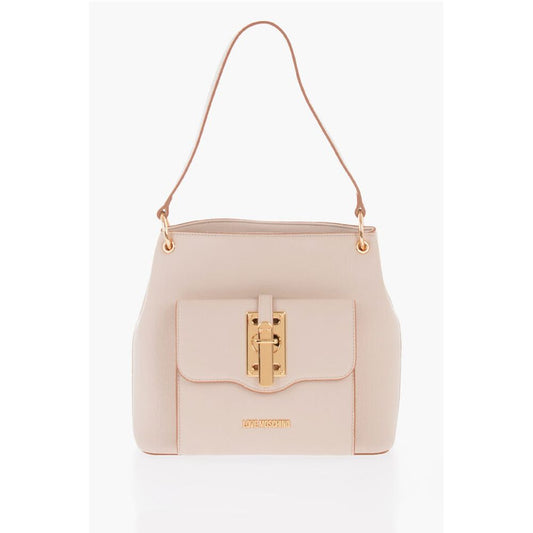Moschino Beige Polyethylen Umhängetasche