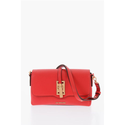 Moschino Rote Polyethylen-Umhängetasche