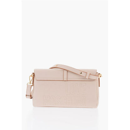 Moschino Beige Polyethylen Umhängetasche