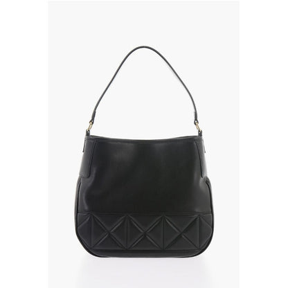 Moschino Schwarze Polyethylen-Umhängetasche