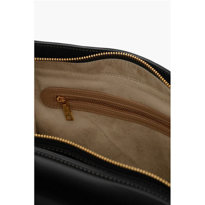 Moschino Schwarze Polyethylen-Umhängetasche