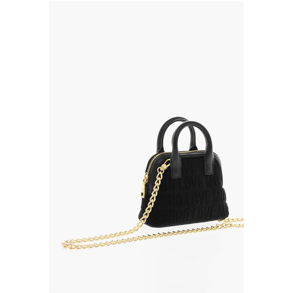Moschino Schwarze Tote Bag aus Baumwolle