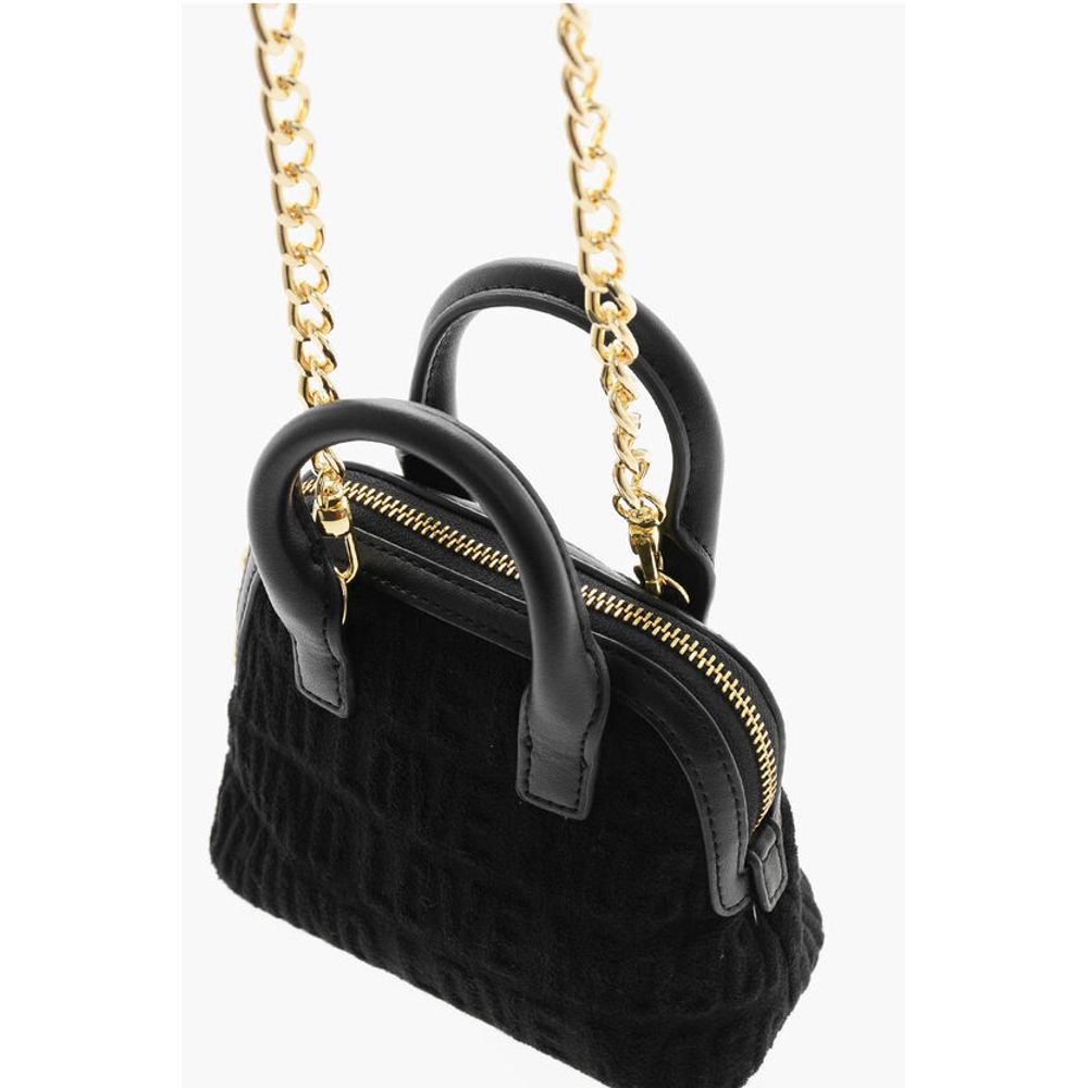 Moschino Schwarze Tote Bag aus Baumwolle