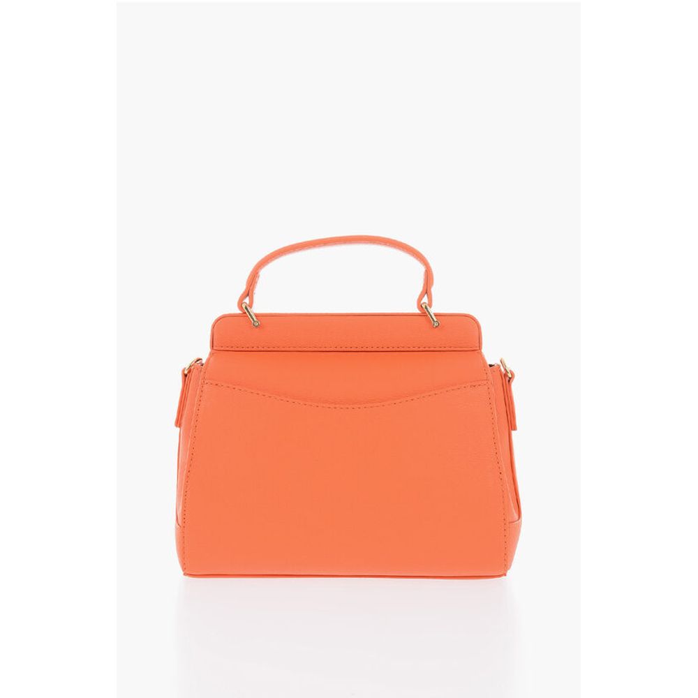 Moschino Orangefarbene Tragetasche aus Polyethylen