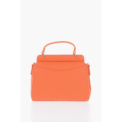 Moschino Orangefarbene Tragetasche aus Polyethylen