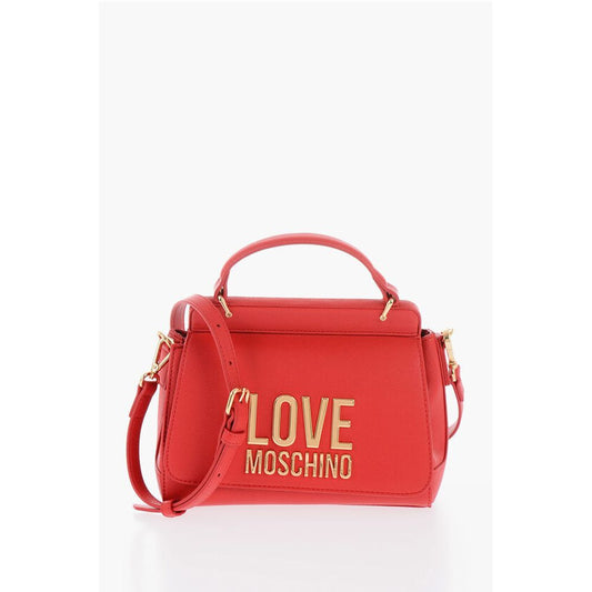 Moschino Rote Polyethylen-Tragetasche