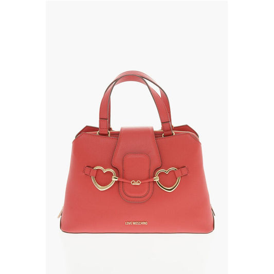 Moschino Rote Polyethylen-Tragetasche