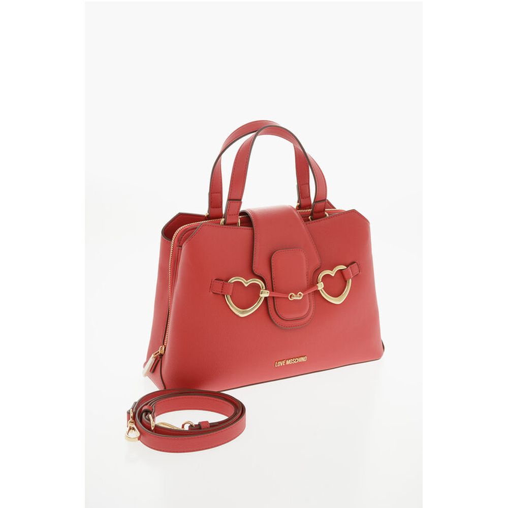 Moschino Rote Polyethylen-Tragetasche