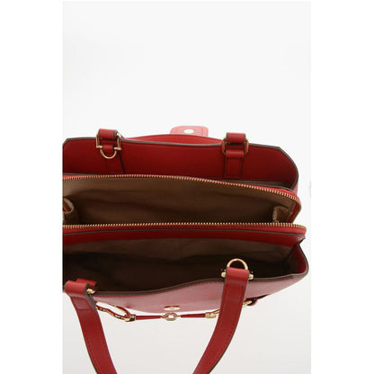 Moschino Rote Polyethylen-Tragetasche