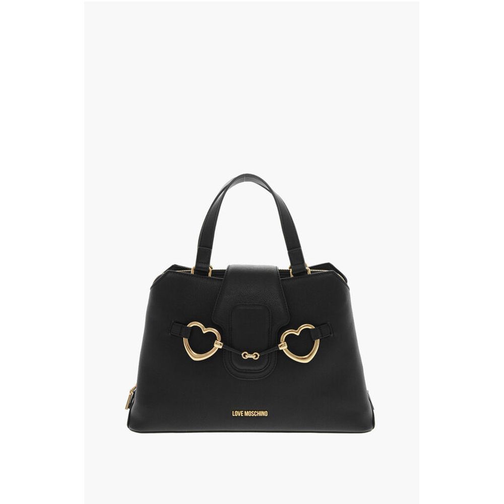 Moschino Schwarze Tragetasche aus Polyethylen
