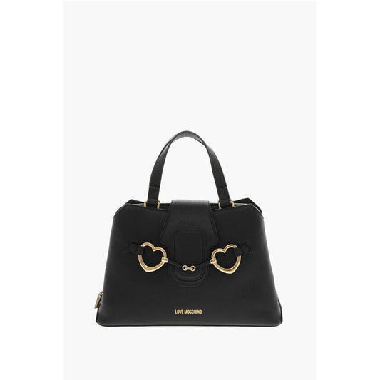 Moschino Schwarze Tragetasche aus Polyethylen
