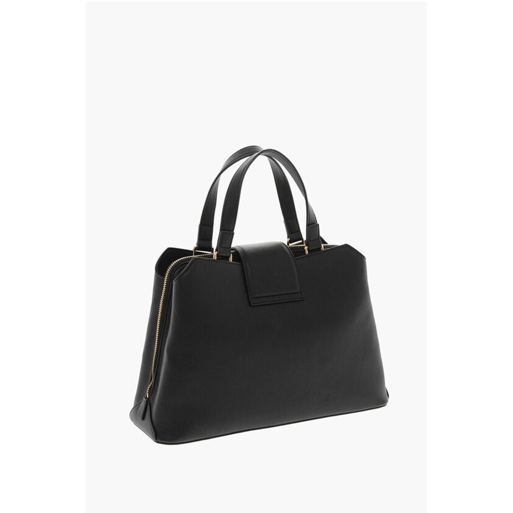 Moschino Schwarze Tragetasche aus Polyethylen
