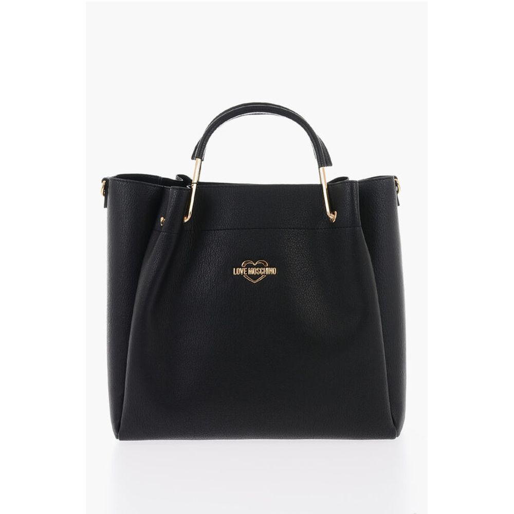Moschino Schwarze Tragetasche aus Polyethylen