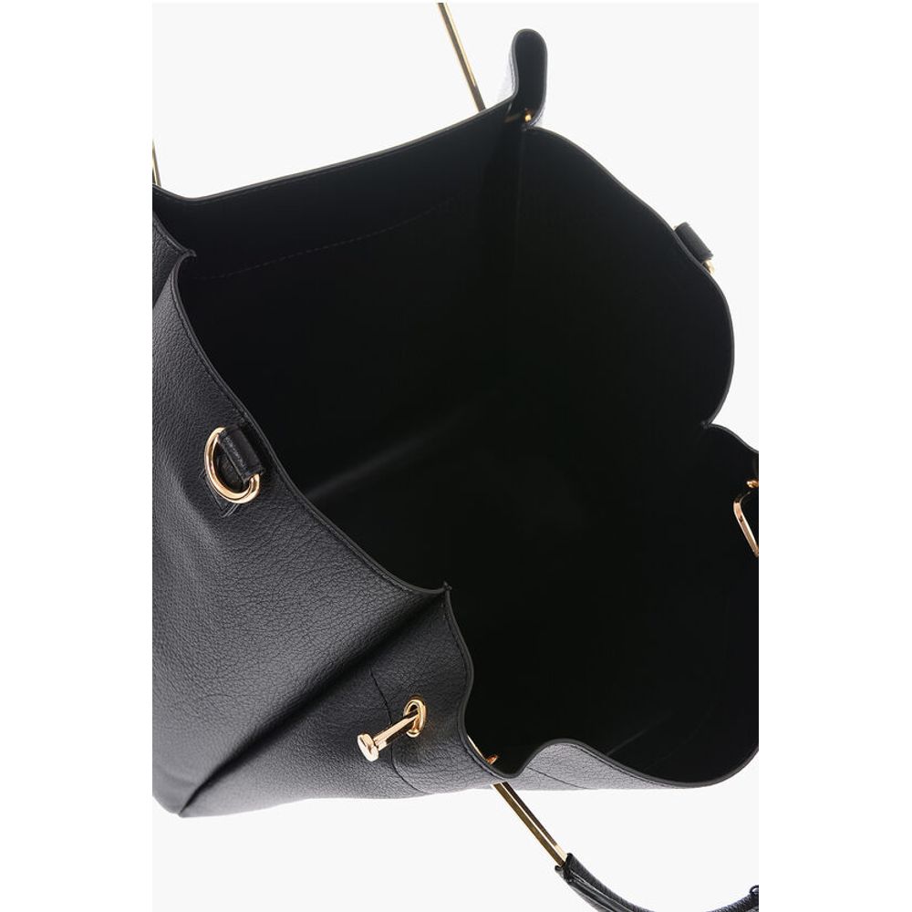 Moschino Schwarze Tragetasche aus Polyethylen