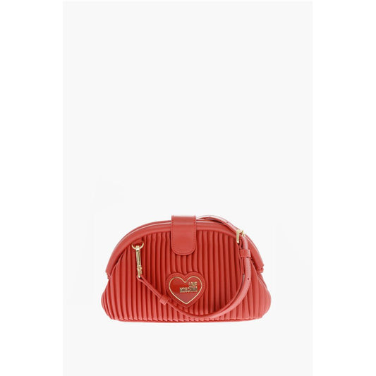 Moschino Rote Polyethylen-Tragetasche