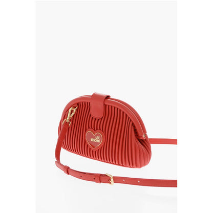 Moschino Rote Polyethylen-Tragetasche