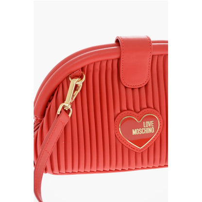 Moschino Rote Polyethylen-Tragetasche