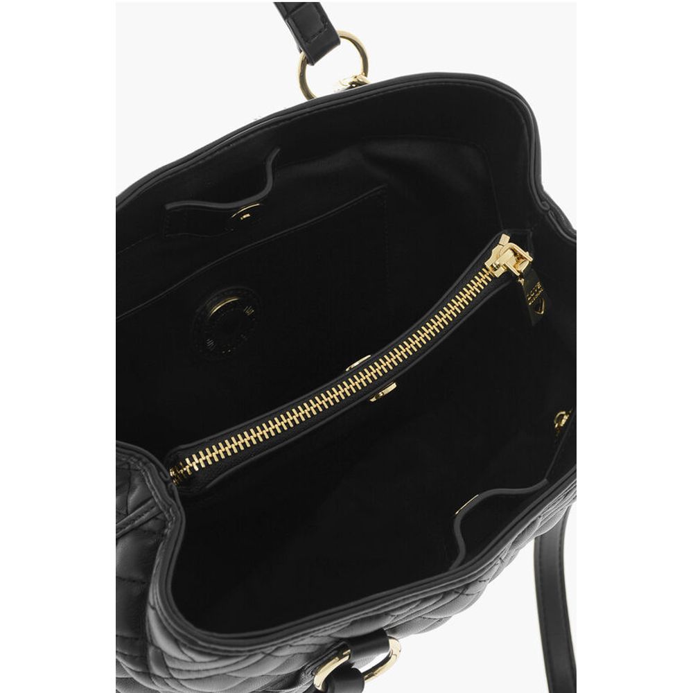 Moschino Schwarze Tragetasche aus Polyethylen