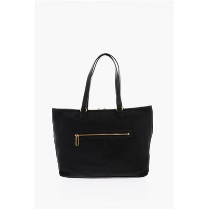 Moschino Schwarze Nylon Tragetasche