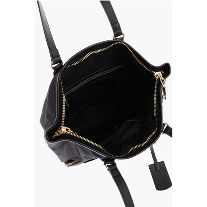 Moschino Schwarze Nylon Tragetasche