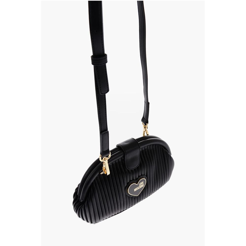 Moschino Schwarze Tragetasche aus Polyethylen