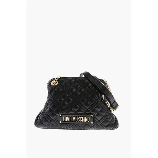Moschino Schwarze Tragetasche aus Polyethylen