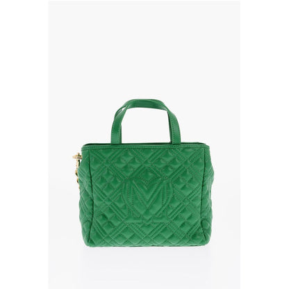 Moschino Grüne Polyethylen-Tragetasche