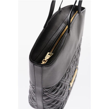 Moschino Schwarze Polyethylen-Umhängetasche