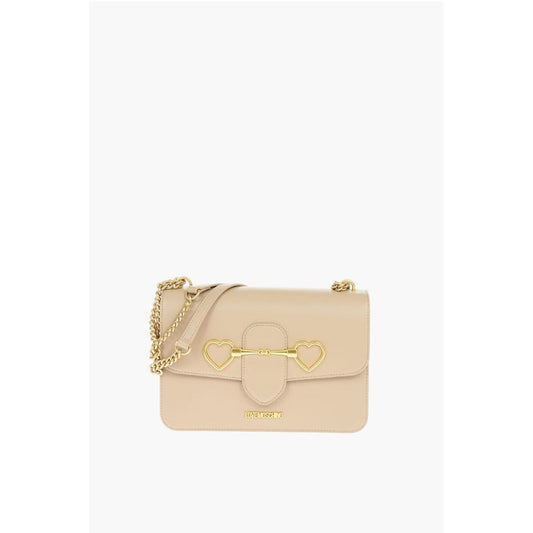 Moschino Beige Polyethylen Umhängetasche