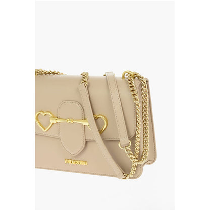 Moschino Beige Polyethylen Umhängetasche