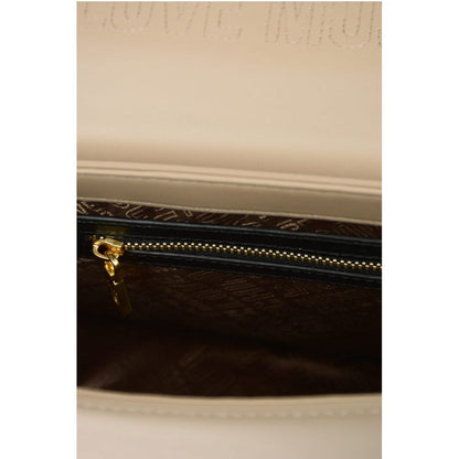 Moschino Beige Polyethylen Umhängetasche